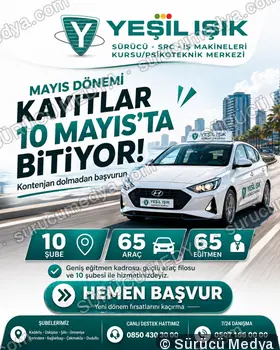 Sürücü Medya sosyal medya post tasarımı – Kayıt dönemi & kampanya