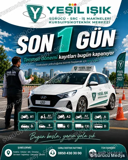 Sürücü Medya sosyal medya post tasarımı – Kayıt dönemi & kampanya