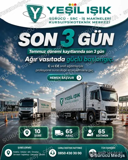 Sürücü Medya sosyal medya post tasarımı – Kayıt dönemi & kampanya