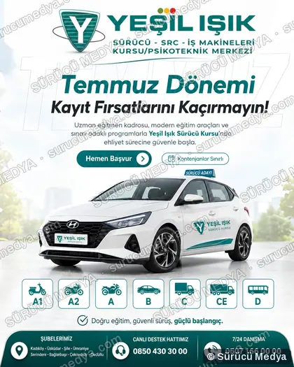 Sürücü Medya sosyal medya post tasarımı – Kayıt dönemi & kampanya