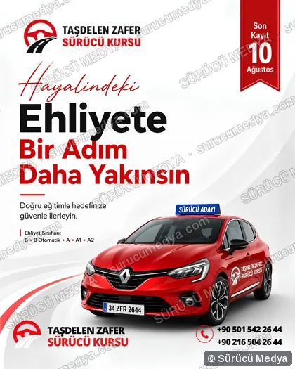 Sürücü Medya sosyal medya post tasarımı – Kayıt dönemi & kampanya