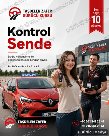 Sürücü Medya sosyal medya post tasarımı – Kayıt dönemi & kampanya