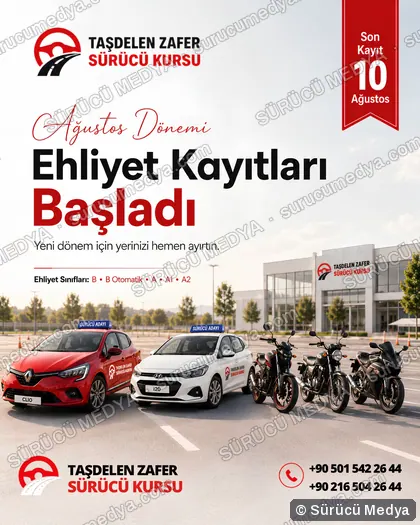 Sürücü Medya sosyal medya post tasarımı – Kayıt dönemi & kampanya