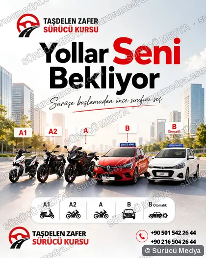 Sürücü Medya sosyal medya post tasarımı – Kayıt dönemi & kampanya