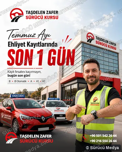 Sürücü Medya sosyal medya post tasarımı – Kayıt dönemi & kampanya