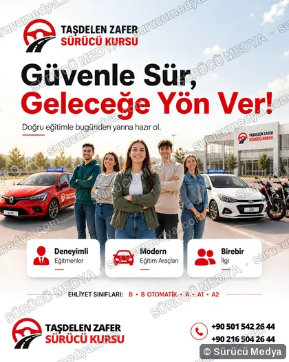 Sürücü Medya sosyal medya post tasarımı – Kayıt dönemi & kampanya