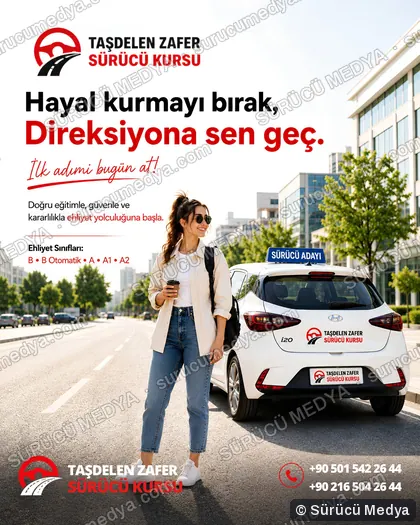 Sürücü Medya sosyal medya post tasarımı – Kayıt dönemi & kampanya