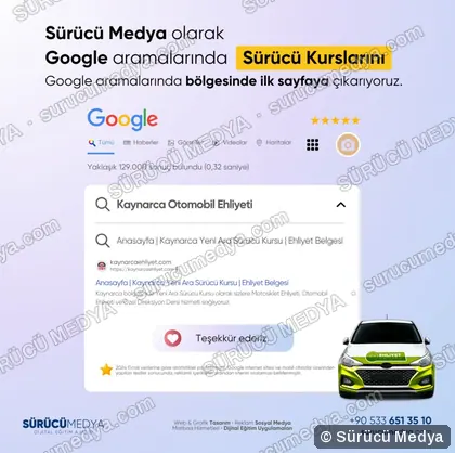 Sürücü Medya sosyal medya post tasarımı – Kurumlara özel tanıtım