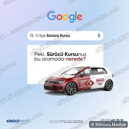 Sürücü Medya sosyal medya post tasarımı – Kurumlara özel tanıtım