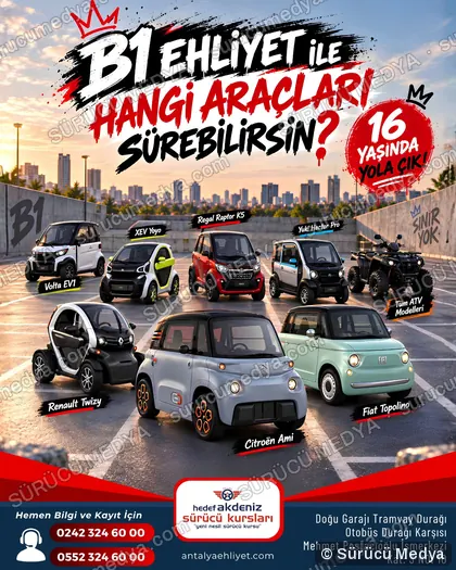 Sürücü Medya sosyal medya post tasarımı – Kayıt dönemi & kampanya