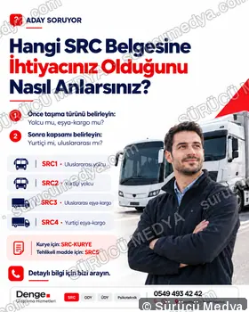 Sürücü Medya sosyal medya post tasarımı – SRC · ODY · psikoteknik bilgilendirme