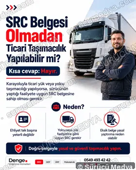 Sürücü Medya sosyal medya post tasarımı – SRC · ODY · psikoteknik bilgilendirme