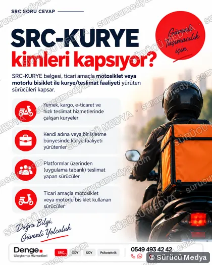 Sürücü Medya sosyal medya post tasarımı – SRC · ODY · psikoteknik bilgilendirme