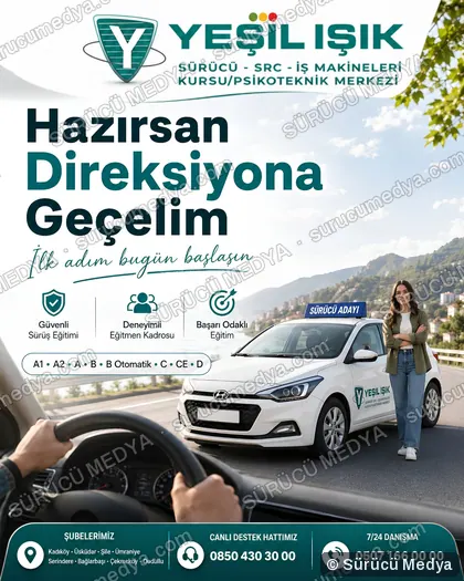 Sürücü Medya sosyal medya post tasarımı – Kayıt dönemi & kampanya