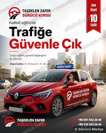 Sürücü Medya sosyal medya post tasarımı – Kayıt dönemi & kampanya