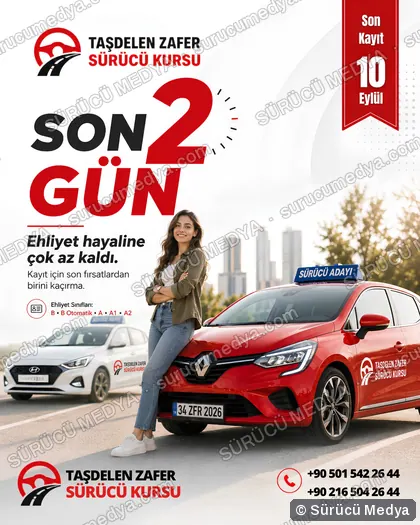 Sürücü Medya sosyal medya post tasarımı – Kayıt dönemi & kampanya