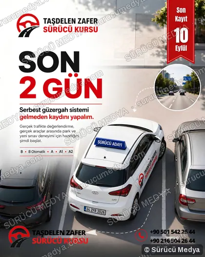 Sürücü Medya sosyal medya post tasarımı – Kayıt dönemi & kampanya