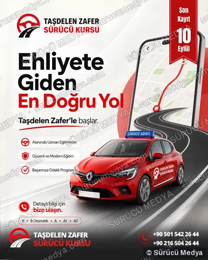 Sürücü Medya sosyal medya post tasarımı – Kayıt dönemi & kampanya