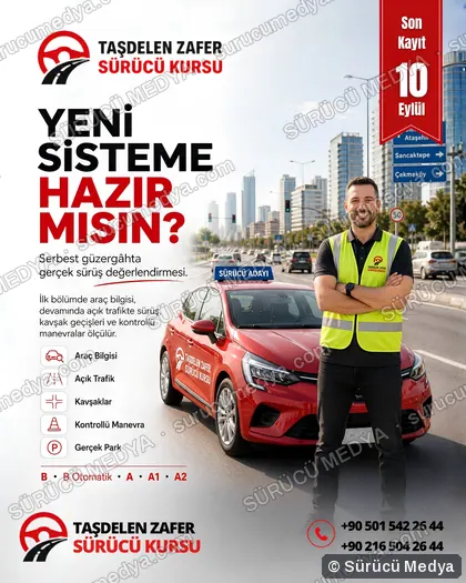 Sürücü Medya sosyal medya post tasarımı – Kayıt dönemi & kampanya