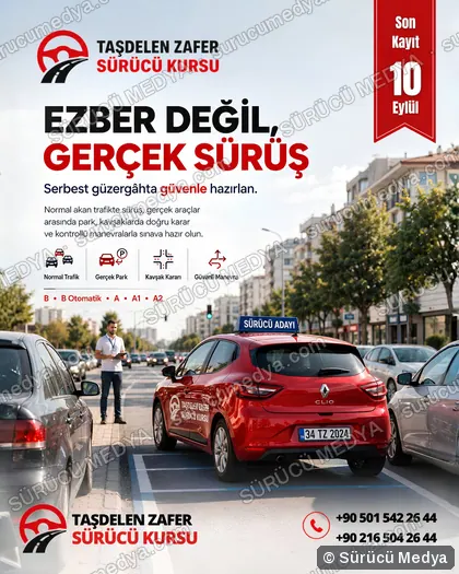 Sürücü Medya sosyal medya post tasarımı – Kayıt dönemi & kampanya