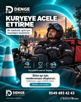Sürücü Medya sosyal medya post tasarımı – SRC · ODY · psikoteknik bilgilendirme